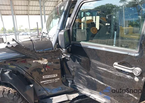 2017 Jeep Wrangler Unlimited Sport 4X4 из США, поврежденный, VIN 1C4BJWDG8HL622114